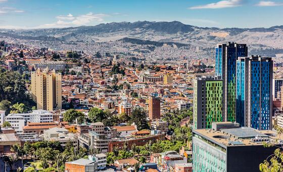 Bogota, Colombia's capital city.